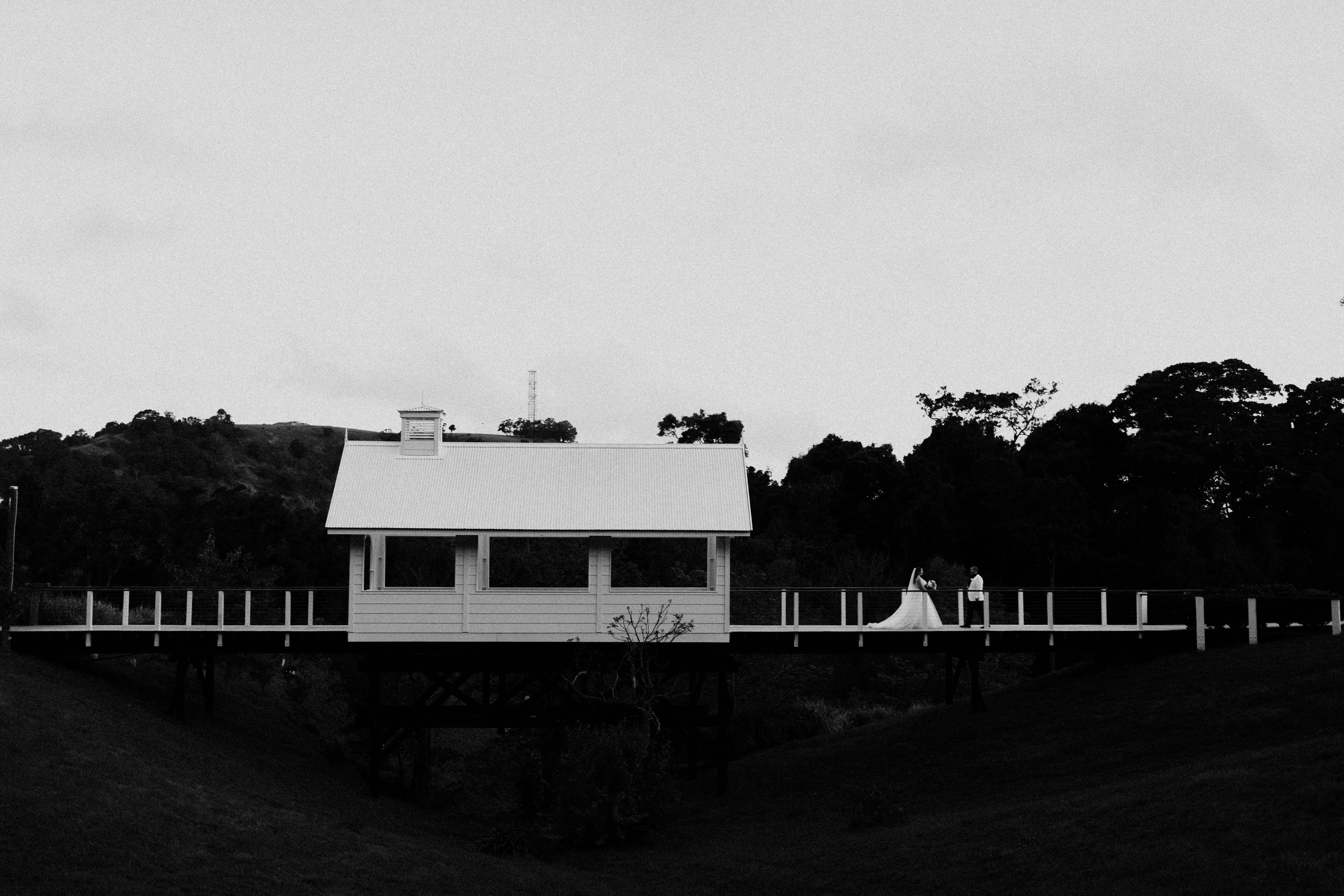 Micro wedding ceremony The Old Dairy Maleny Sunshine Coast intimate wedding photographer Elk and Fir.